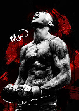 Malcolm Wellmaker Fighter Celebrating