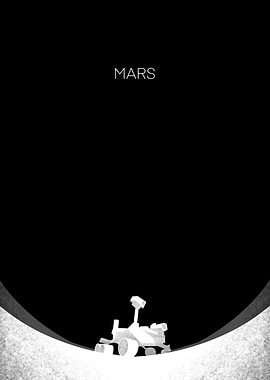 Mars Rover on Red Planet