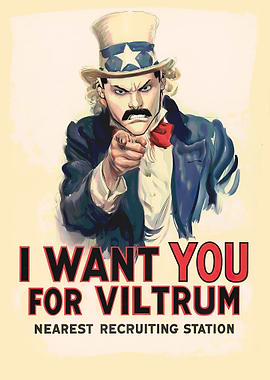I Want You for Viltrum Recruitment Poster