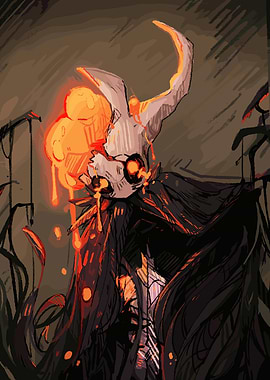 Ethereal Creature with Glowing Horns