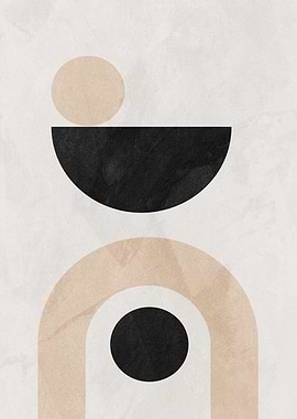 Abstract Geometric Shapes Poster