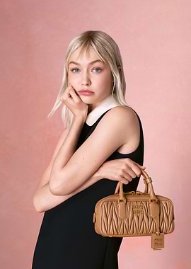 Gigi Hadid with Miu Miu Bag