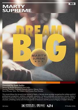 Marty Supreme Movie Poster