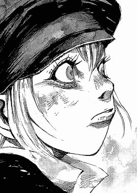 Manga Style Portrait of a Young Woman