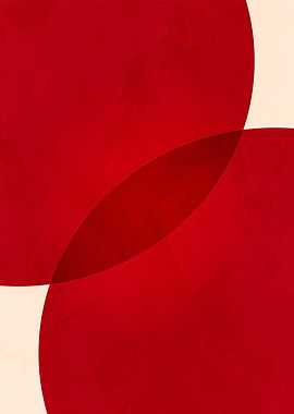 Abstract Red Circles