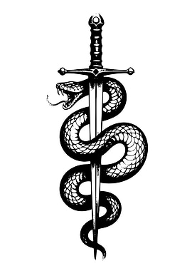 Sword and Serpent Symbol