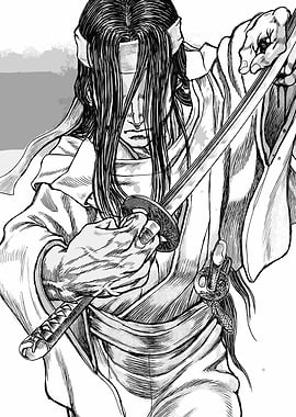 Samurai Warrior with Katana