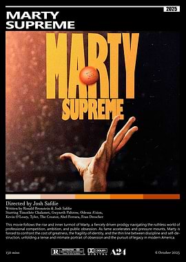 Marty Supreme Movie Poster