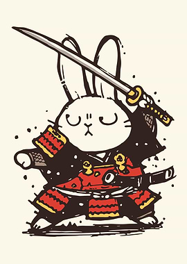 Samurai Rabbit Warrior