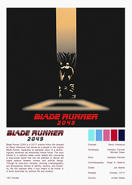 Blade Runner 2049 Minimalist Poster