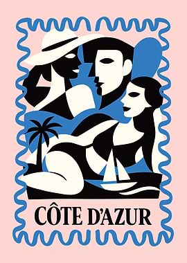 Côte d'Azur Summer Scene