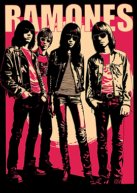 Ramones Band Poster
