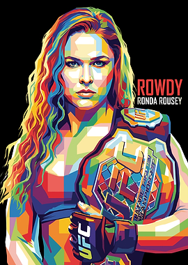 Ronda Rousey Pop Art Championship