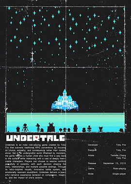 Undertale Game Poster