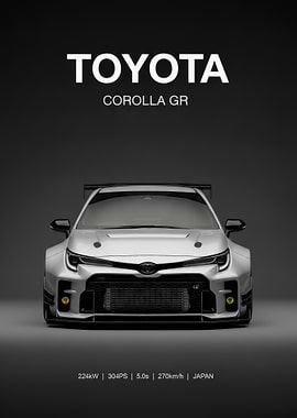 sport Corolla GR Race Car poster