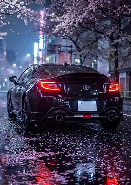 Toyota GR 86 night Cherry Blossom