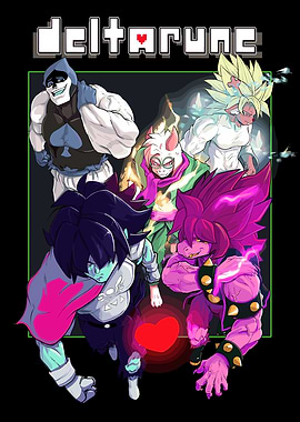 Deltarune Characters in Action