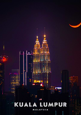 Kuala Lumpur Skyline at Night