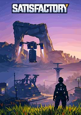 Satisfactory Game Poster