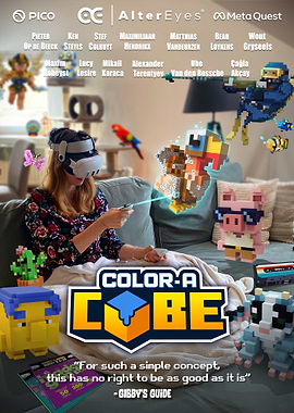 Color-a-Cube VR Game Poster