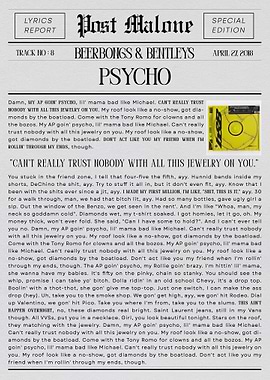 Post Malone Psycho