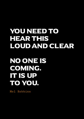 Inspirational Quote by Mel Robbins