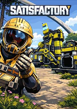 Satisfactory Game Cover Art