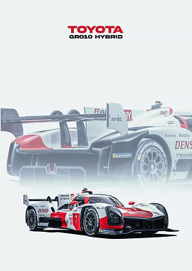 Toyota GR010 Hybrid Race Car