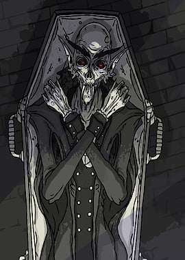 Vampire in a Coffin