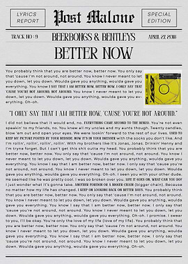 Post Malone Better Now