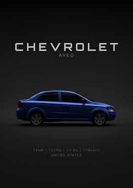 Chevrolet Aveo Side Profile