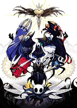 Hollow Knight Characters Gathering