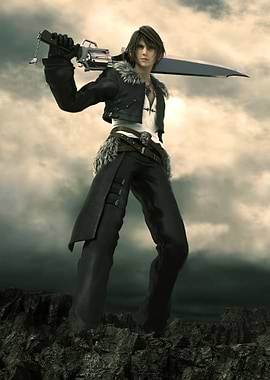 Squall Leonhart with Gunblade