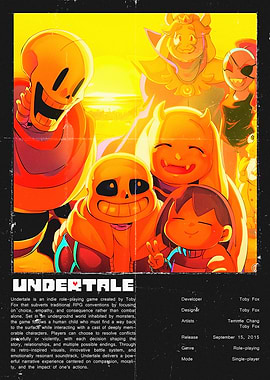 Undertale Game Poster