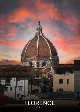 Florence Cathedral at Sunset