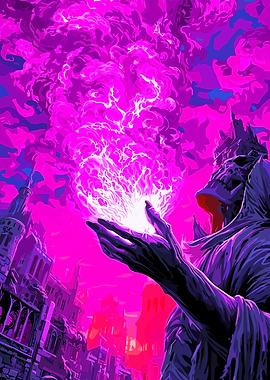 Sorcerer casting a powerful spell