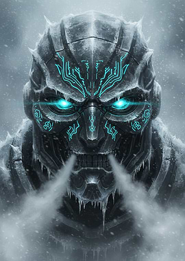 Frozen Cybernetic Warrior