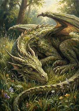 Sleeping Forest Dragon