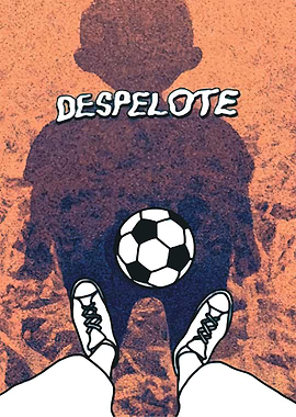 Soccer Player Shadow and Ball