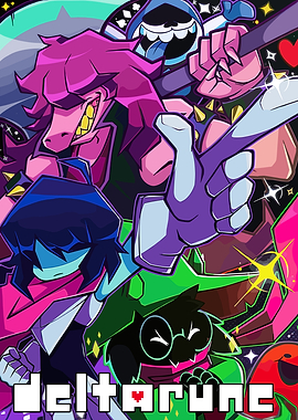 Deltarune Characters Poster