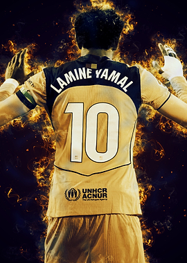 Lamine Yamal Soccer Jersey