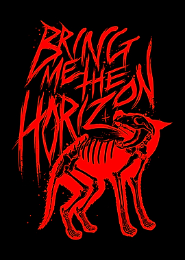 Bring Me The Horizon Skeleton Wolf