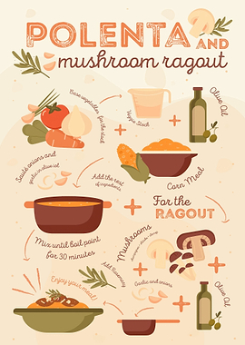 Polenta and Mushroom Ragout Recipe