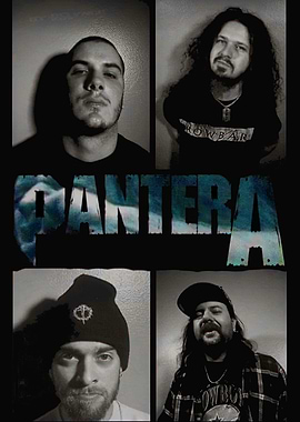 Pantera Band Members Collage