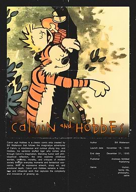 Calvin and Hobbes Comic Strip Art