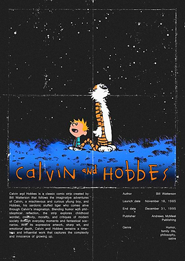 Calvin and Hobbes Looking at Stars