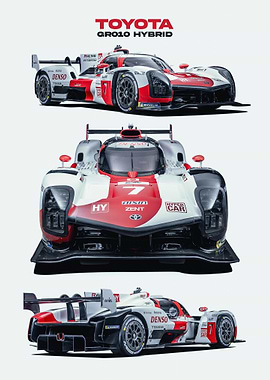 Toyota GR010 Hybrid Race Cars