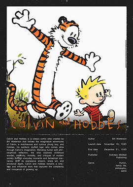 Calvin and Hobbes Comic Strip Art