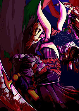 Dark Fantasy Character with Scythe