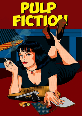 Pulp Fiction Mia Wallace Pop Art